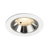 SLV 1009447 LED Deckeneinbauleuchte rund NUMINOS S 6,7 W, 2700 K, 40° | weiß/chrom