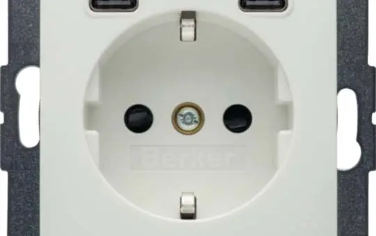 BERKER 48151909 SCHUKO-Steckdose S.1 USB-C/C PD, 3,0 A | polarweiß matt