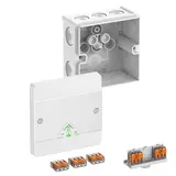 SPELSBERG Abox SLK-4²/w Abzweigkasten m. Kipphebelkl. Standard, bodenfixierte Klemmen | weiß | 4 mm²