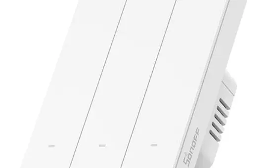 SONOFF ZBM5-3C-80W Zigbee-Tastsensor UP 3-fach | weiß matt | 80x80 mm