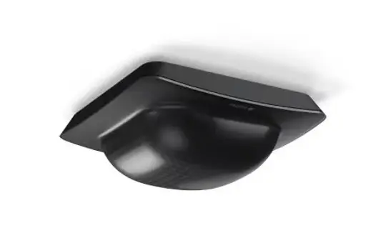 STEINEL 094508 Deckenpräsenzmelder IR Quattro HD eckig Unterputz, 1 Relais, Bluetooth | schwarz