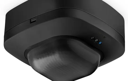 STEINEL 068615 Deckenpräsenzmelder IR Quattro HD eckig Aufputz, 1 Relais | schwarz