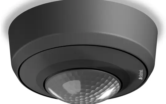 STEINEL 085032 Deckenpräsenzmelder PD IR 4360 rund Aufputz, 1 Relais, 8 m | schwarz
