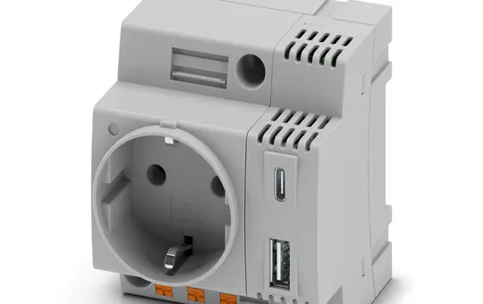 PHOENIX 1494816 Schaltschranksteckdose C/F, USB Typ A/C