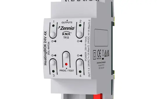 ZENNIO ZCL-4HT24 KNX-Heizungsaktor 4-fach