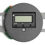 THPG 174031 Uhrenthermostat Porzellan Standard | schwarz