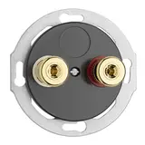THPG 174039 Lautsprecheranschlussdose Porzellan WBT | schwarz