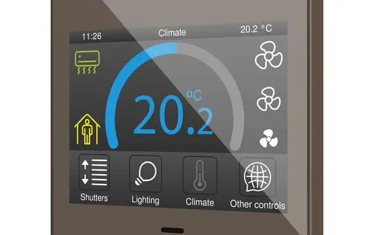 ZENNIO ZVIZ35V3M KNX-Touchpanel Z35 V3 mokka