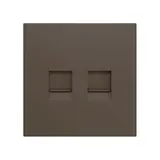 ZENNIO ZS70C245M RJ45-Abdeckung ZS55 2 Module | mokka