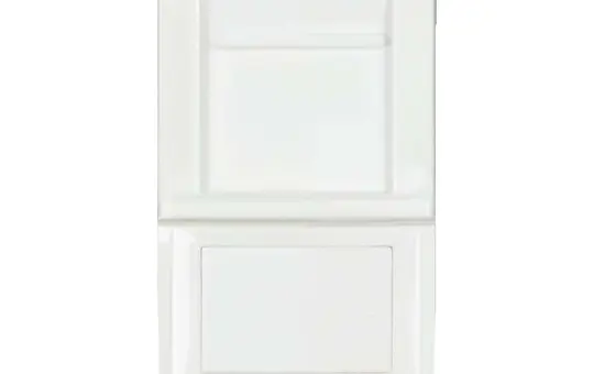 TENSE INS-S45RJ451F-WG Keystone-Einsatz RJ45 1-fach, Typ S | weiß glänzend