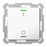 MDT TAL-55T1B02.02S KNX-Tastsensor Light 55 m. Temperaturs. 1-fach, IO-Symbol, Secure | reinweiß glänzend