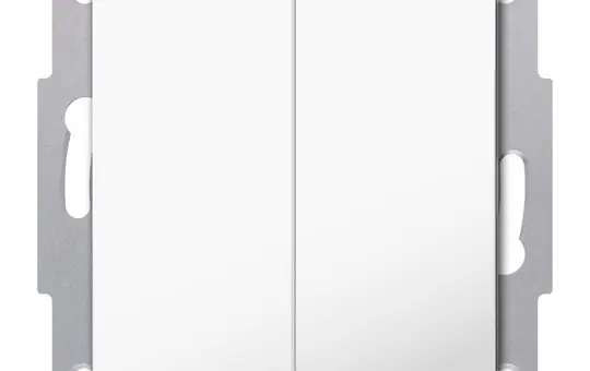 MDT TAL-55B2002.02S KNX-Tastsensor Light 55 Basic 2-fach, Secure | reinweiß glänzend