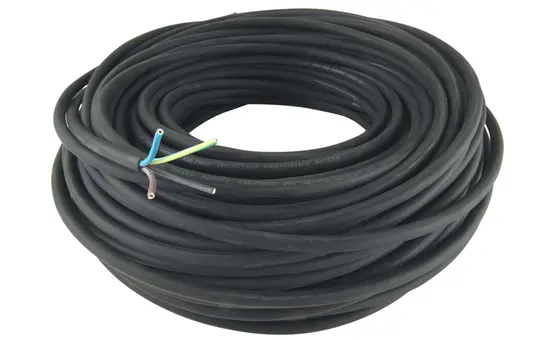 WAREMA 614150 Anschlussleitung H05RR-F4G 0,75 Ring 50 m | schwarz