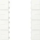 GIRA 502027 Wippenset für Tastsensor 4.55 Plus 4-fach | reinweiß matt