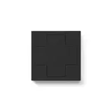 LUNATONE 86459545-B wDALI-2 Switch Cross 4-fach | schwarz