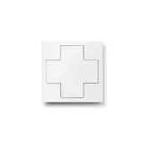 LUNATONE 86459545-W16 wDALI-2 Switch Cross 4-fach | verkehrsweiß