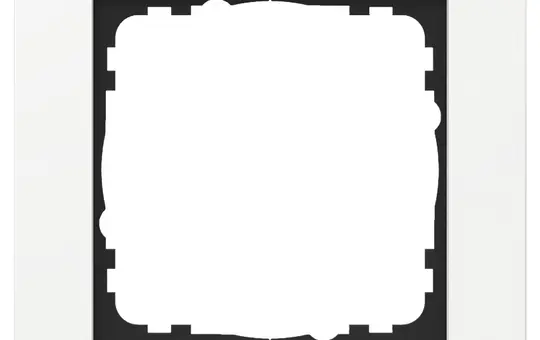 GVS 503053839 Abdeckrahmen Waltz 1-fach | weiß