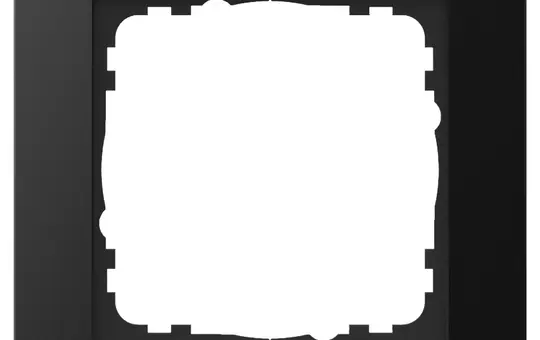 GVS 503053846 Abdeckrahmen Waltz 1-fach | schwarz
