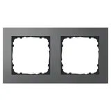 GVS 503053853 Abdeckrahmen Waltz 2-fach | anthrazit