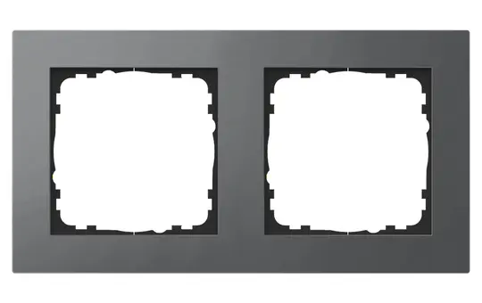 GVS 503053853 Abdeckrahmen Waltz 2-fach | anthrazit
