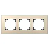 GVS 503053907 Abdeckrahmen Waltz 3-fach | champagner