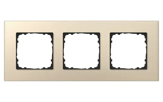 GVS 503053907 Abdeckrahmen Waltz 3-fach | champagner