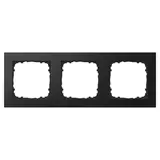 GVS 503053921 Abdeckrahmen Waltz 3-fach | schwarz