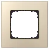 GVS 503053945 Abdeckrahmen WALTZ mit Akzentleiste 1-fach | champagner