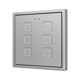 ZENNIO ZVITR70X6S KNX Tastsensor Tecla RGB 70 6-fach | silber