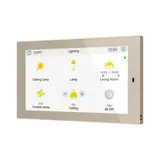 ZENNIO ZVICX50C KNX-Touchpanel CX50 Secure | champagner | 5 Zoll