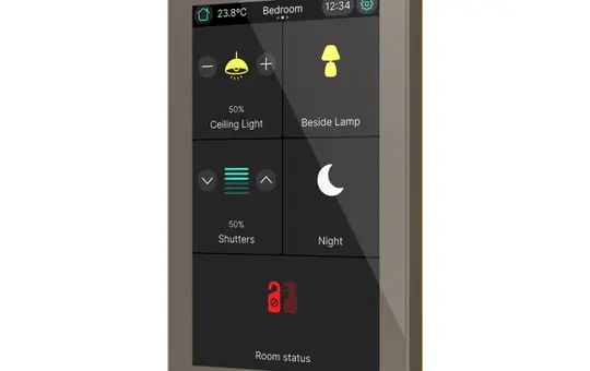 ZENNIO ZVICX50M KNX-Touchpanel CX50 Secure | mokka | 5 Zoll