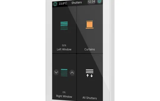 ZENNIO ZVICX50W KNX-Touchpanel CX50 Secure | weiß | 5 Zoll