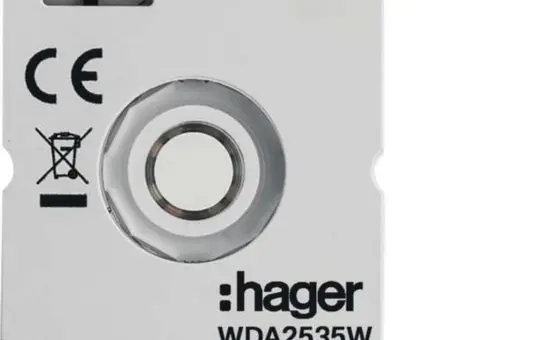 HAGER WDA2535W LED-Modul Drehschalter 230 V, mit Neutralleiter