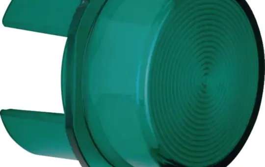 HAGER WDA4527G Haube für Drucktaster/Lichtsignal E10 | grün/transparent