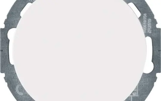 HAGER WL4041WG Universal-Drehdimmer R.Classic Komfort, Nebenstelle | polarweiß glänzend