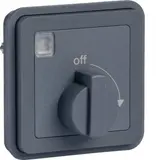 HAGER WNA009 Zeitschaltuhr IP55 W.1 15 Minuten, mechanisch, AP/UP-Gehäuse | grau