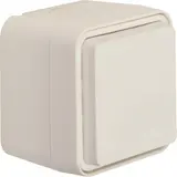 HAGER WNC140B SCHUKO-Aufputzsteckdose IP55 W.1 1-fach | polarweiß