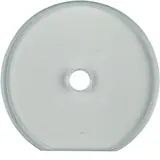 HAGER WTD7671GT Glasabdeckplatte Serie Glas für Drehschalter/-taster, Endplatte | klar