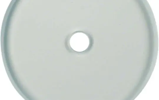 HAGER WTD7672GT Glasabdeckplatte Serie Glas für Drehschalter/-taster, Mittelplatte | klar