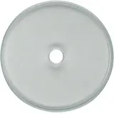 HAGER WTD7100GT Glasabdeckplatte Serie Glas für Drehschalter/-taster, Einzelplatte | klar