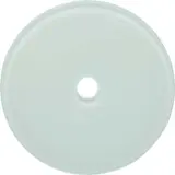 HAGER WTD7100GWG Glasabdeckplatte Serie Glas für Drehschalter/-taster, Einzelplatte | polarweiß