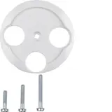 HAGER WTF4593PW Antennenabdeckung 1930/Glas 3-fach | polarweiß glänzend