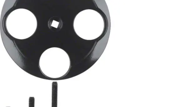 HAGER WTF4593BG Antennenabdeckung 1930/Glas 3-fach | schwarz glänzend