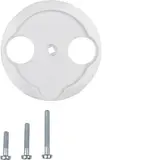 HAGER WTF4592PW Antennenabdeckung 1930/Glas 2-fach | polarweiß glänzend