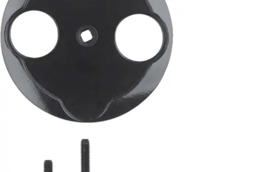 HAGER WTF4592BG Antennenabdeckung 1930/Glas 2-fach | schwarz glänzend