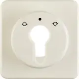 HAGER WWF1311WP Schlüsselschalter-/taster Abdeckung UP IP44 Jalousie | weiß glänzend