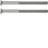 HAGER WZA9091 Zweilochschrauben System TS 2 x M3,5 x 50 mm | chrom glänzend
