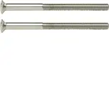 HAGER WZA9093 Zweilochschrauben System TS 2 x M3,5 x 50 mm | edelstahl matt