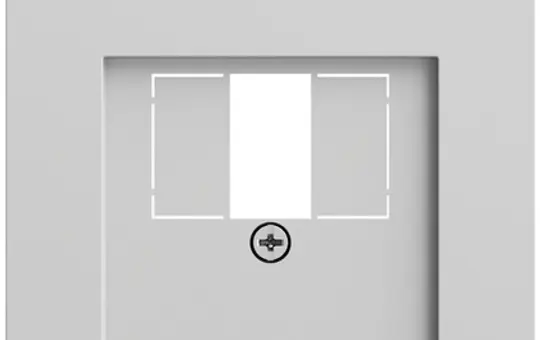 GIRA 027676 Telefonabdeckung System 70 Standard | grau matt