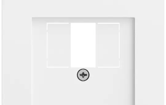 GIRA 027672 Telefonabdeckung System 70 Standard | reinweiß seidenmatt